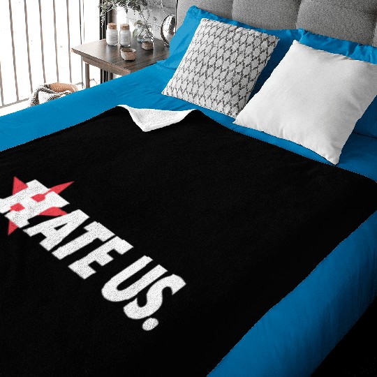 Houston Astros Hate Us Baby Blankets