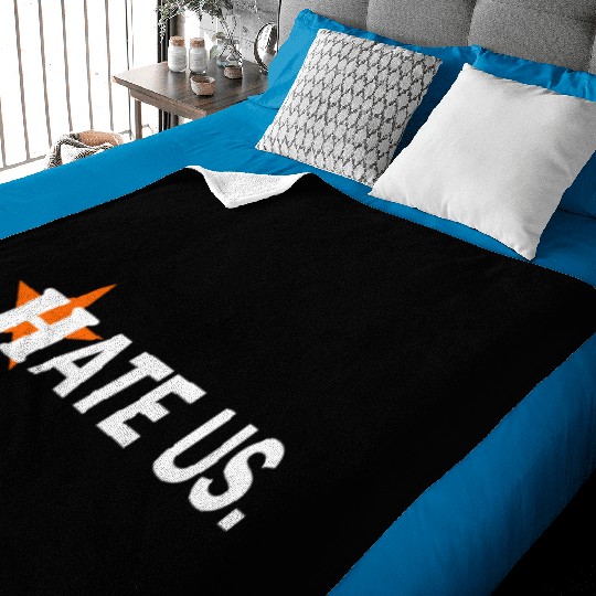 hate us houston astros Baby Blankets