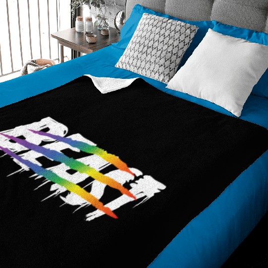 Matching Lesbian Couple Beauty & Beast Part1 Baby Blankets