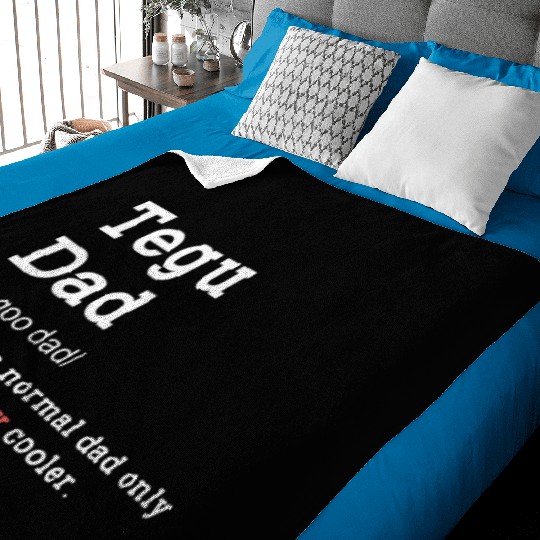 Tegu Dad Definition Cool Lizard Daddy Baby Blankets
