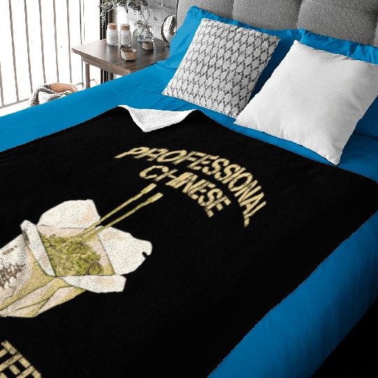 Professional Chinese Food Eater Asian Noodle Lover Baby Blankets