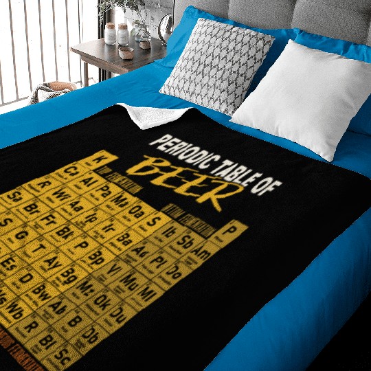 Periodic Table Of Beer Craft Beer Style Brewery Baby Blankets