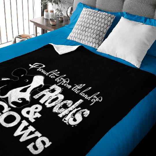 Rocks & Cows Rural Minnesota Baby Blankets