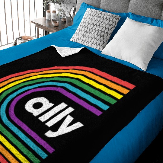 LGBT Ally Baby Blankets