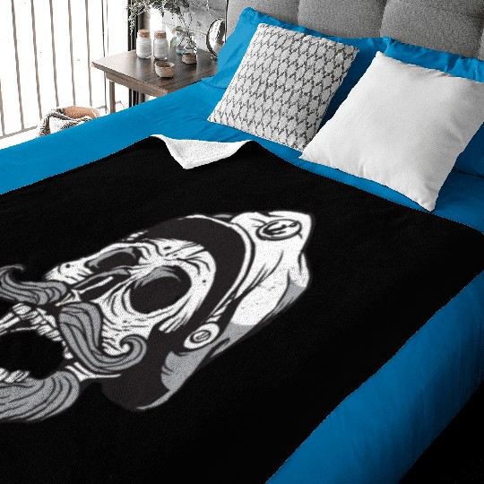 Sailor Skull Baby Blankets