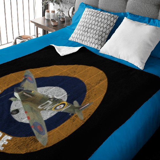 Famous WW2 Planes Supermarine Spitfire Baby Blankets