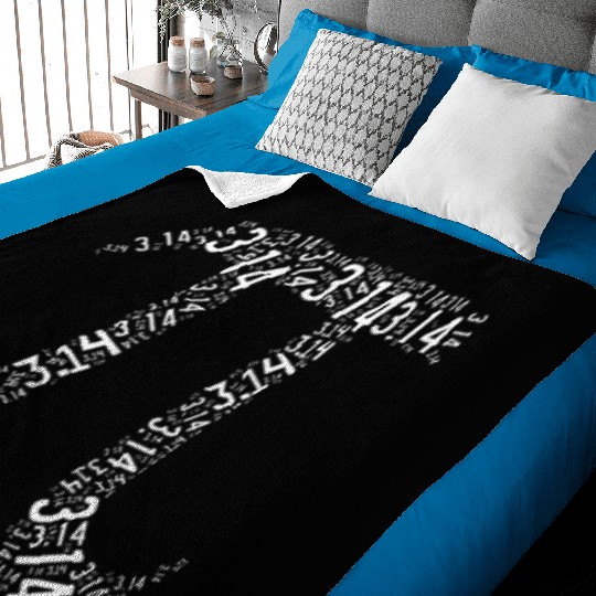 Pi Day - Nerd Geek - Love Math Pi Symbol - Kids Baby Blankets