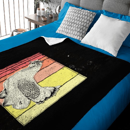 Chicken Chickens Whisperer Chicken Farmer Gift Baby Blankets