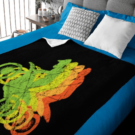 Dirt Bike Baby Blankets