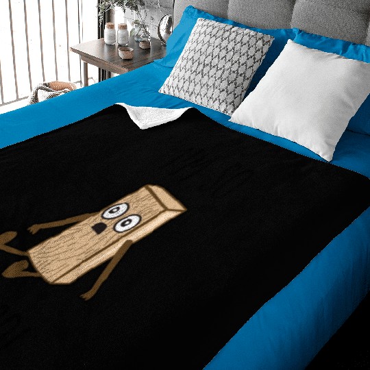 I'm so board! - Wooden board bored Baby Blankets