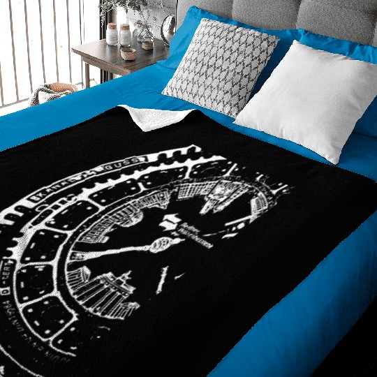 Manhole Cover Berlin, Germany Baby Blankets