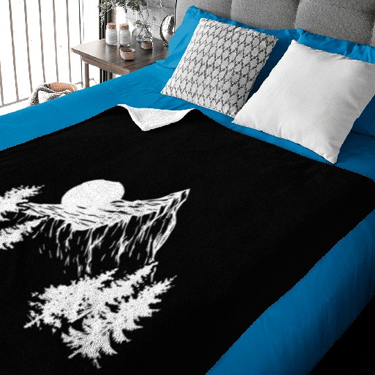 Mountaineering | Hiking Hobby Hikers Mountain Gift Baby Blankets