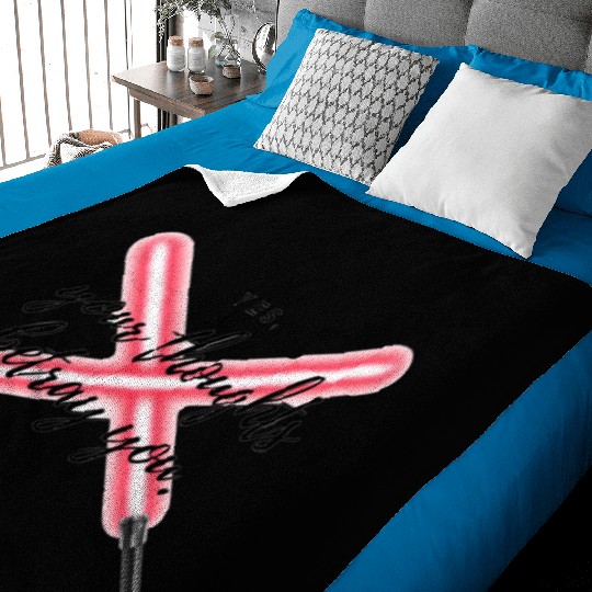 StarWars Quote by Darth Vader Baby Blankets