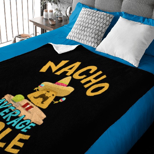Nacho Average Uncle Funny Uncle Gift Mexican Lover Baby Blankets