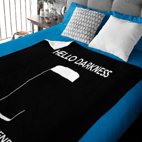 Hello Darkness My Old Friend - Draught Beer Baby Blankets