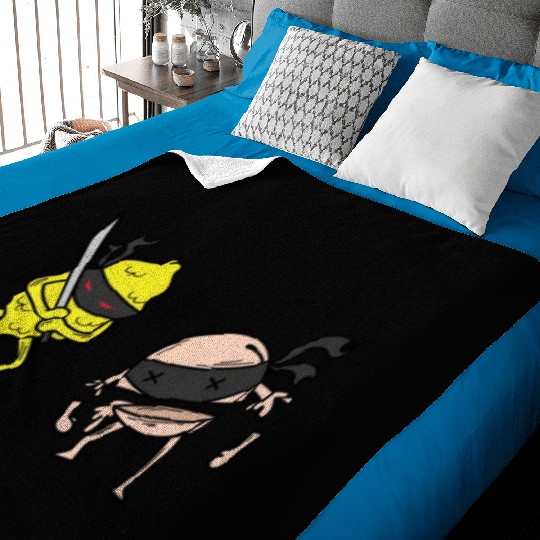 Iced Tea Lemon and Peach Fight Baby Blankets