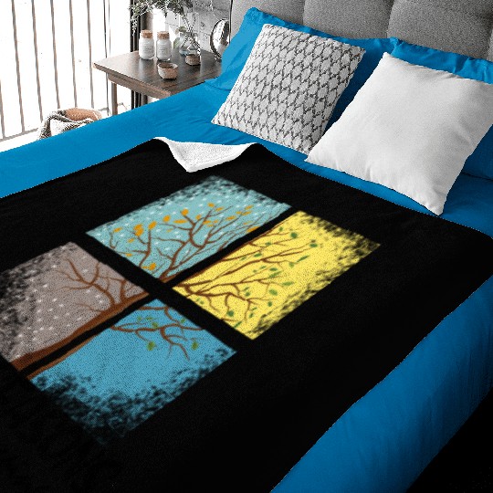 Four Seasons Total Landscaping Baby Blankets