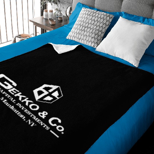 Wall Street | Gekko & Company Classic 80's Movie Baby Blankets