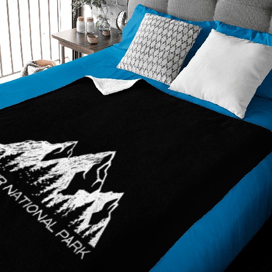 Glacier National Park Montana Gift Glacier Nationa Baby Blankets