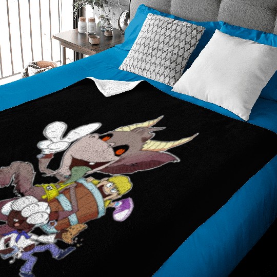 Kids Love Krampus Season Baby Blankets