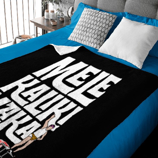 Mele Kalikimaka Cousin Eddie at the Swimming Pool Baby Blankets