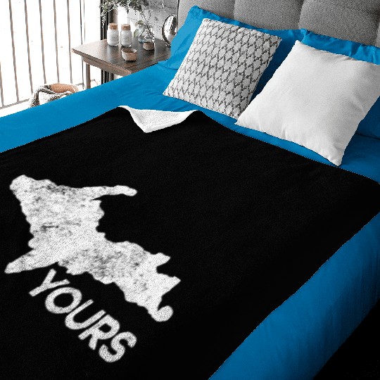 U P Yours Upper Peninsula Gift Funny Michigander M Baby Blankets