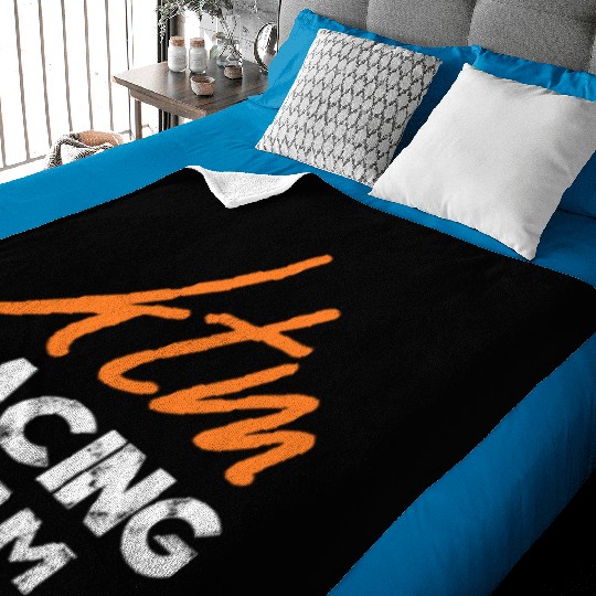 Ktm Racing Team Baby Blankets