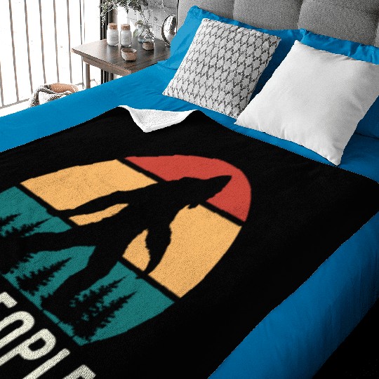 Bigfoot Ew People Sasquatch Gift Baby Blankets