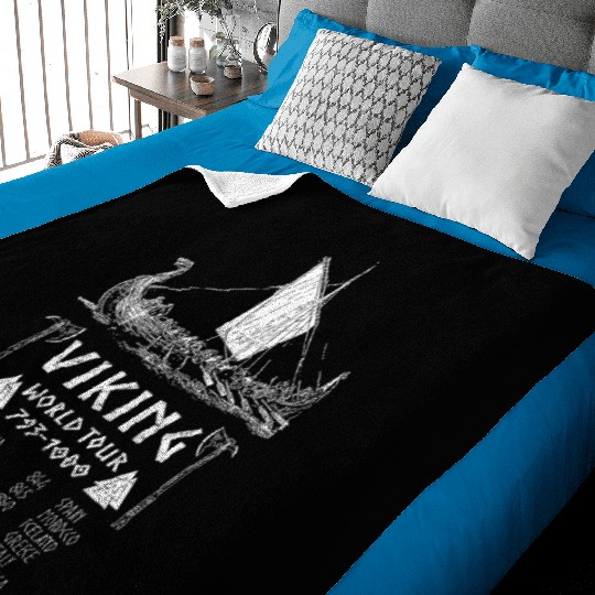 Viking world tour Baby Blankets