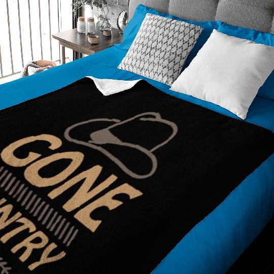 Gone Country Baby Blankets