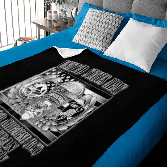 1 509th Airborne BCT Veteran Back Design Baby Blankets