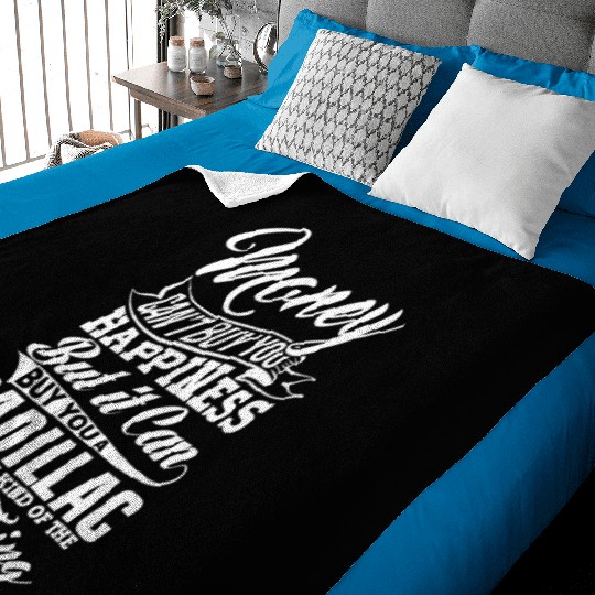 MONEY AND CADILLAC W Baby Blankets