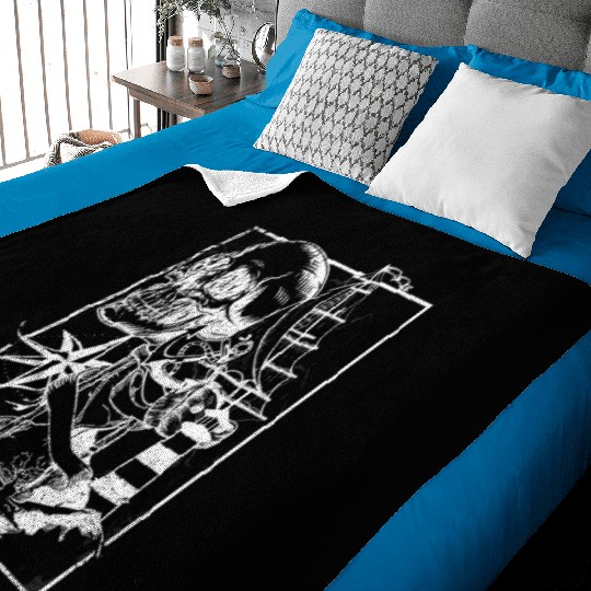 Sea life ship skull anchor compass Baby Blankets