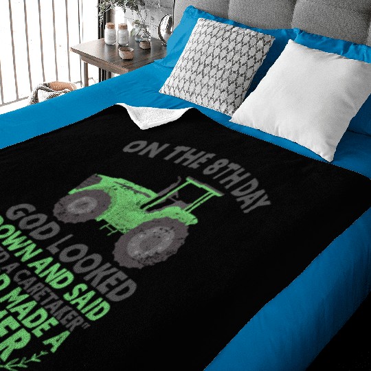 Farming Agriculture Country Life Farmers Baby Blankets