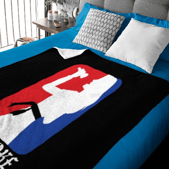 Karaoke Girl Singing Music Microphone Song Gift Baby Blankets