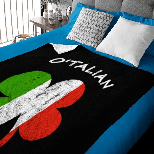 O'talian Funny Italian Irish, St Patricks Day Baby Blankets
