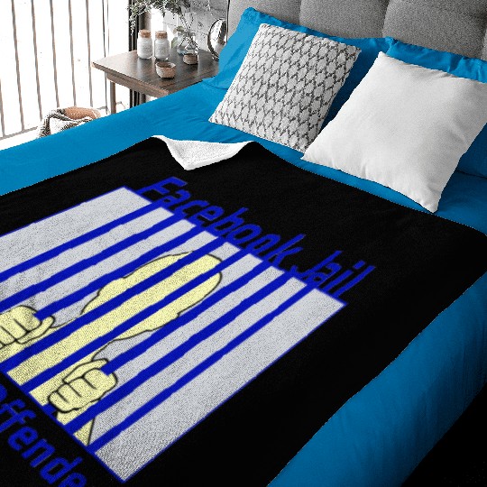Facebook Jail Repeat offender Baby Blankets