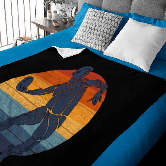 Retro Frisbee for the Ultimate Frisbee Player Baby Blankets