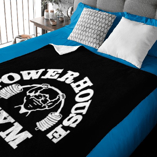 Powerhouse 2021 gym Baby Blankets