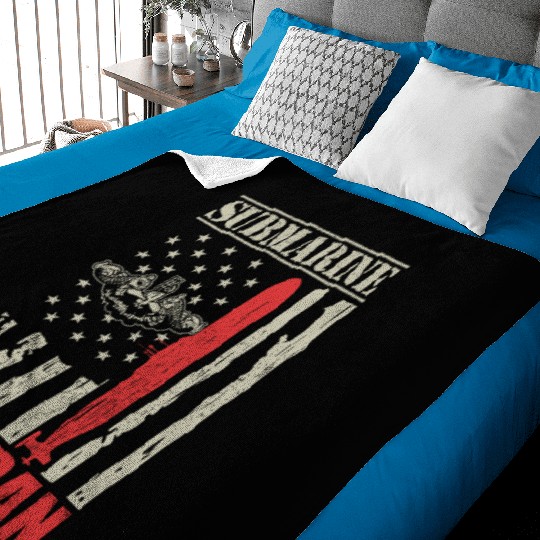 US Military Submarine Gift For A Veteran Baby Blankets