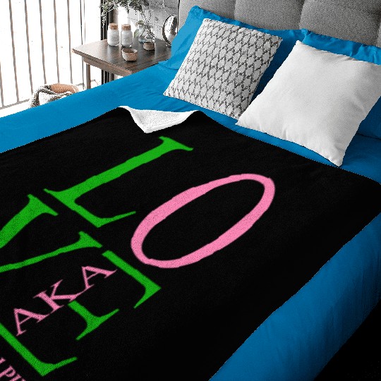 Aka Baby Blankets Love Sorority Gift Alpha Kappa Aka Parap