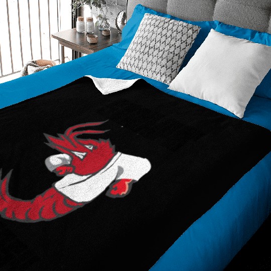 Shrimpin' Ain't Easy Shrimp Jiu Jitsu Fighter Baby Blankets