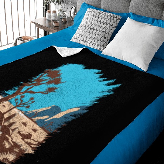 Joshua Tree National Park California Baby Blankets