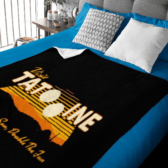 Visit Tatooine, Adventure The Mountains Are Callin Baby Blankets