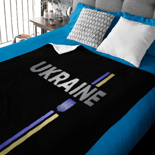 Ukraine Made in Ukrainian slavs Soviet Union Baby Blankets