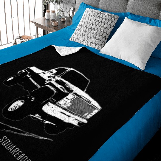 Squarebody Classic Square Body Truck Baby Blankets