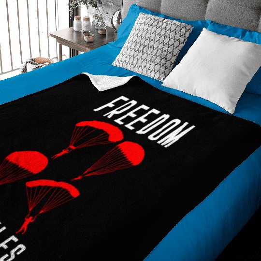 Paratrooper Freedom Sprinkles Airborne Military So Baby Blankets