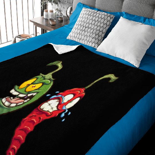 Chili pepper Baby Blankets