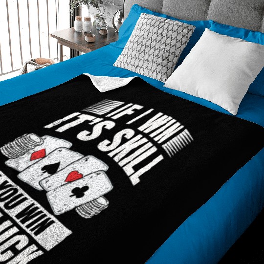 Poker Hands Baby Blankets Casino Blackjack Poker Case