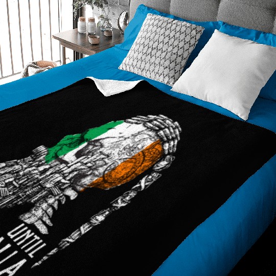 Until Valhalla, Vikings, Viking irish Flag Baby Blankets